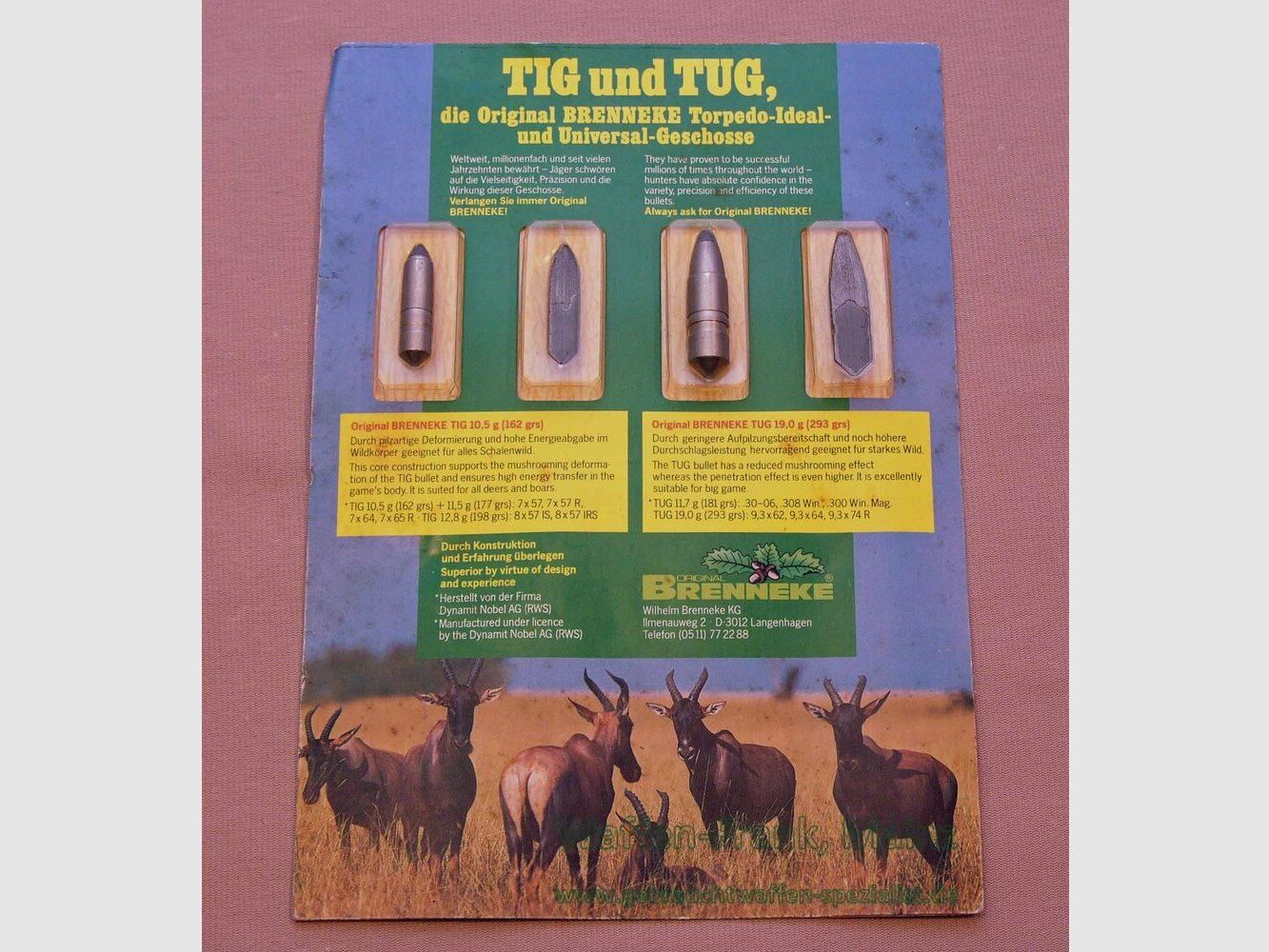 Brenneke - Langenhagen Sammler Display