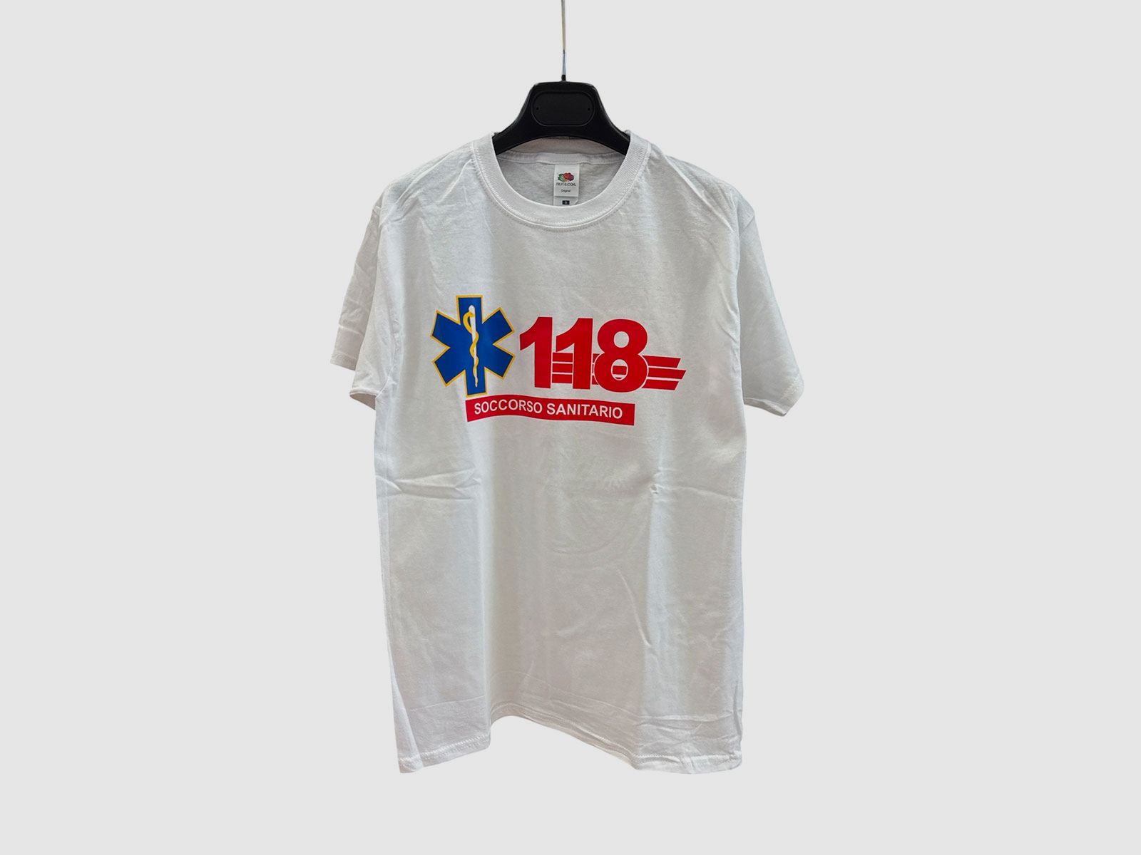 T-SHIRT – 118 SOCCORSO SANITARIO (BIANCA)