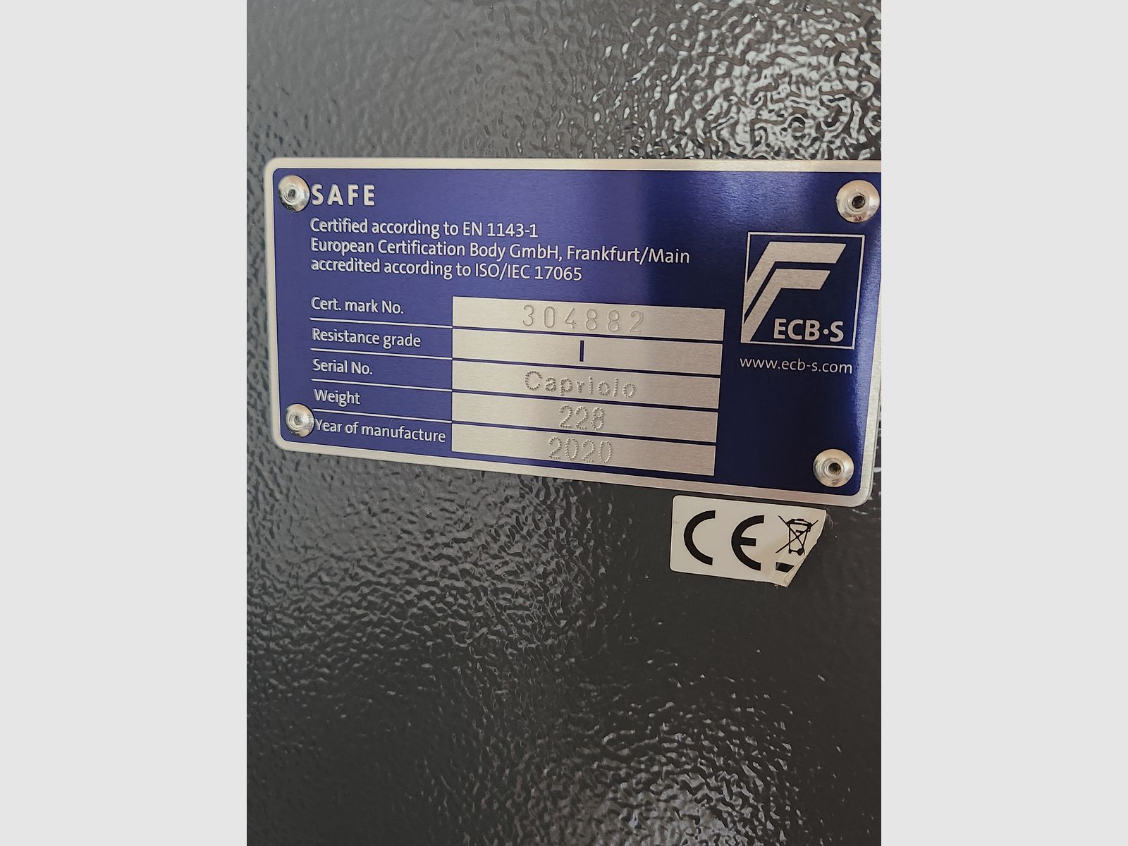 Armadio per armi Gun Safe 1-6 Kombi EN 1143-1 con parte scaffale | Serratura elettronica