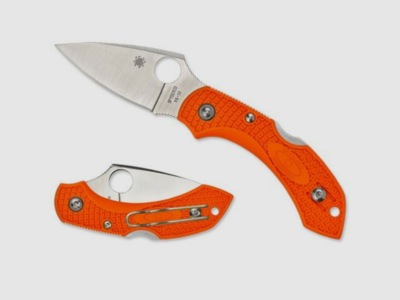 Navaja Spyderco Dragonfly 2 mango FRN Naranja, imagen 3 de 3