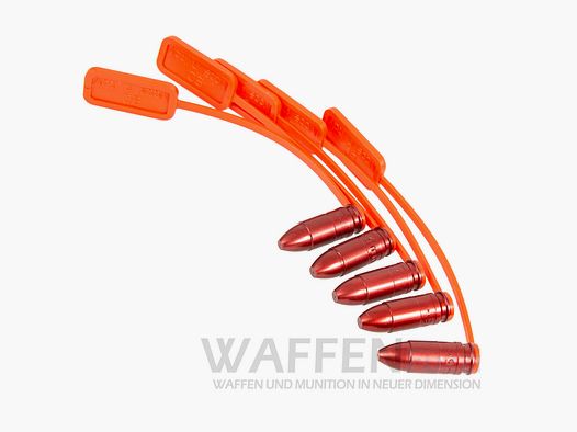 Bandierine di sicurezza per armi da fuoco 5 pz. cal. 9mm