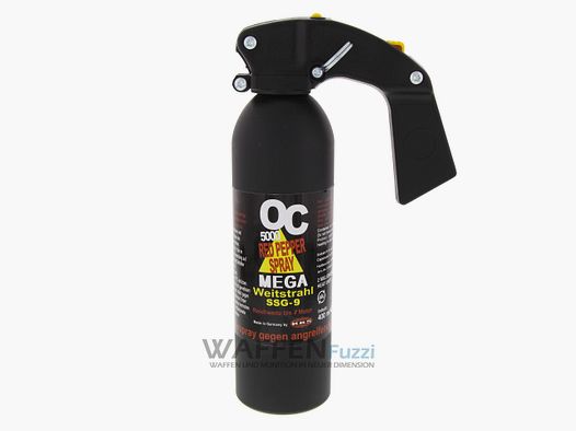 KKS OC 5000 Mega Spray au Poivre à Longue Portée 400 ml