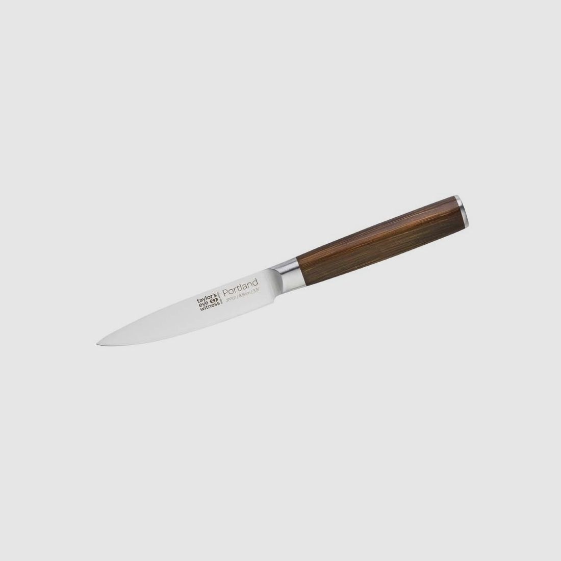 Taylor\'s Eye Witness, PORTLAND Schälmesser 10 cm,, Stahl AISI 420, Griff Walnuss-Effekt