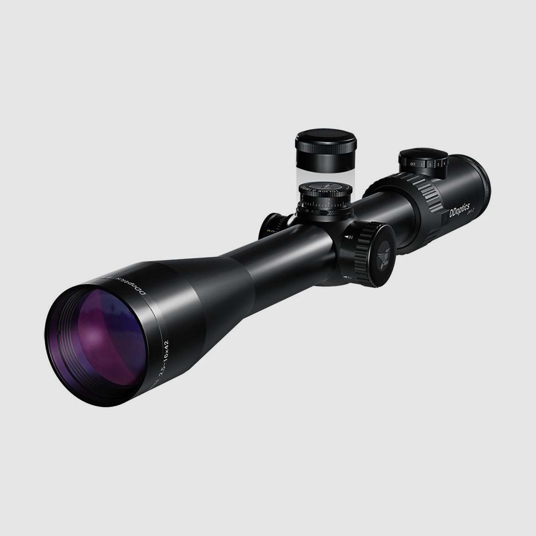 DDoptics Zielfernrohr | Nighteagle V6 2,5-16x42 | Gen3 | MRAD | A4N