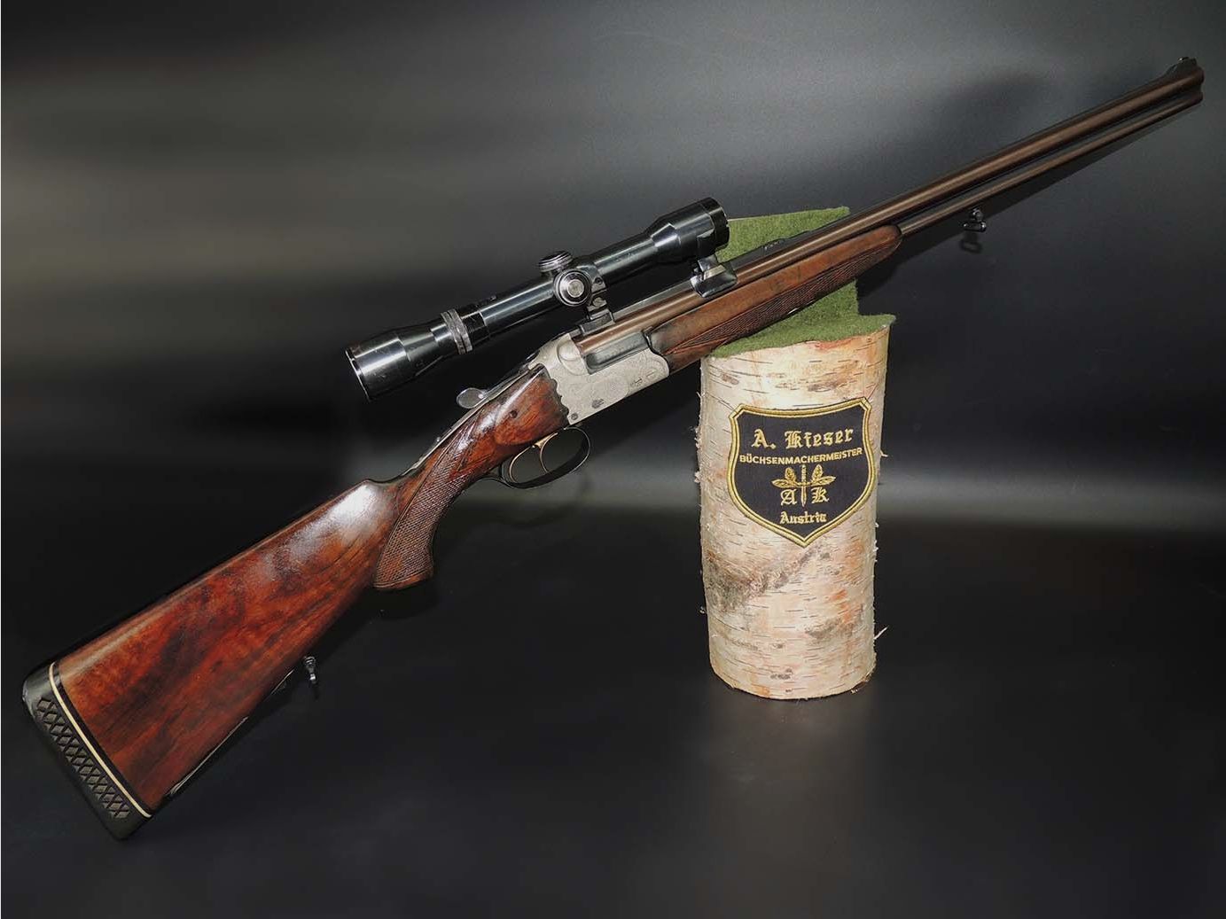 CARL GOLUCH LINZ – fusil mixte superposé – arme d'occasion, image 2 sur 5
