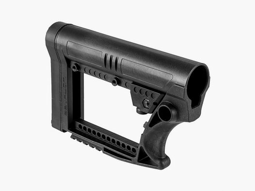 LUTH-AR LENGTH LUTH-AR AR-15 SKULLATION STOCK ASSEMBLY COLLAPSIBLE CARBINE BLACK