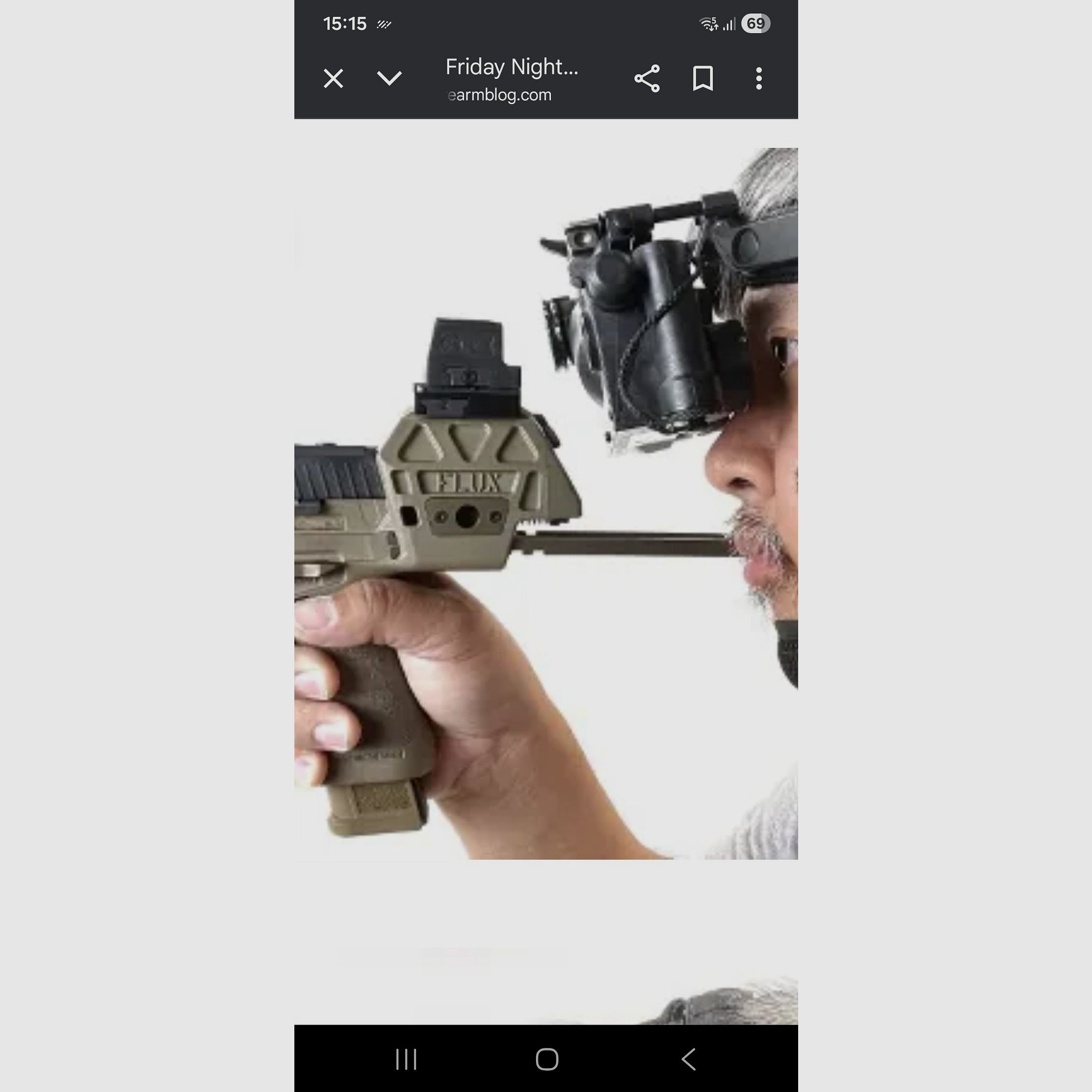 Night vision device residual light amplifier with helmet mount and carrying cap, so for wearing without a helmet