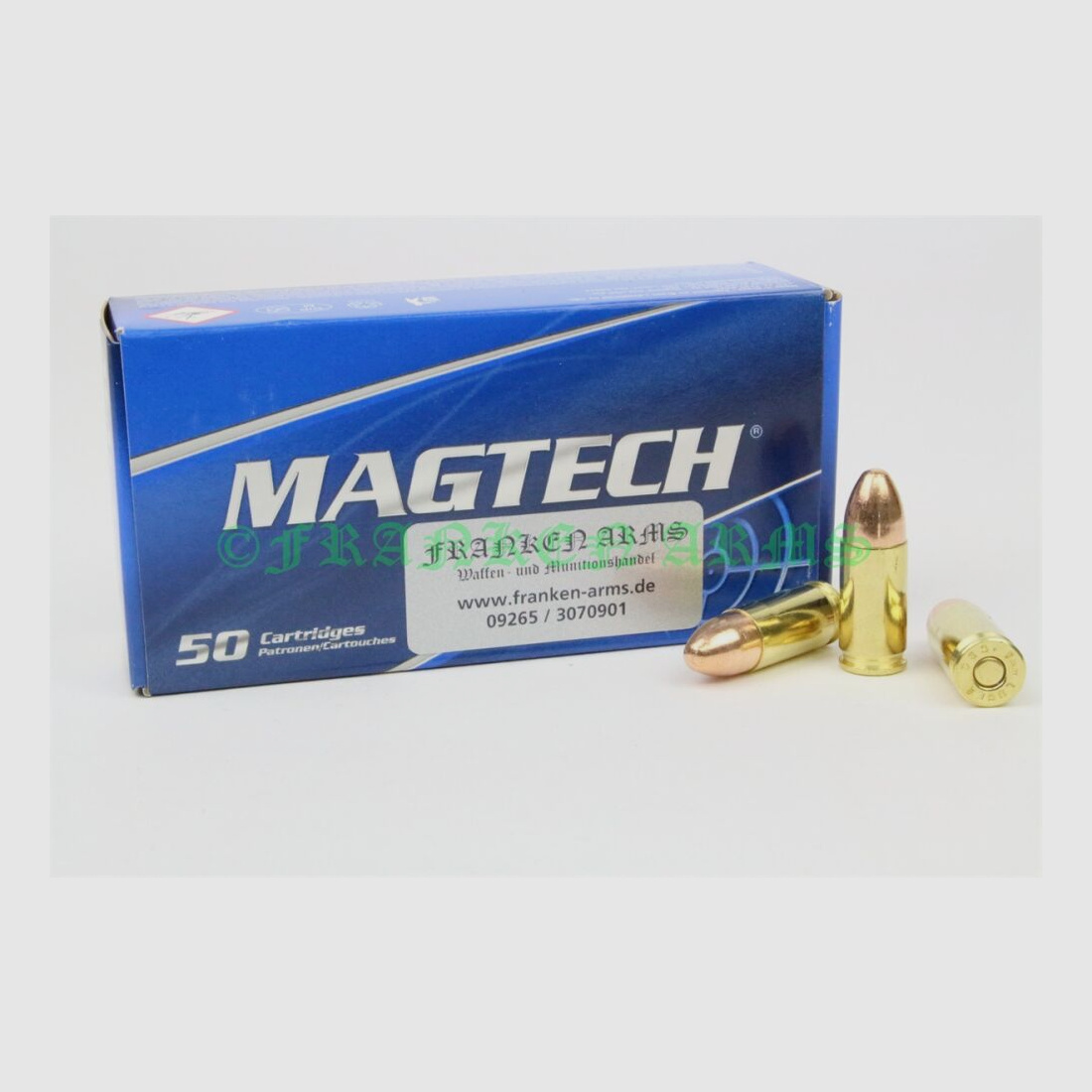 Magtech 9mm Luger FMJ 124gr. 8,0g 50 Stück Staffelpreise