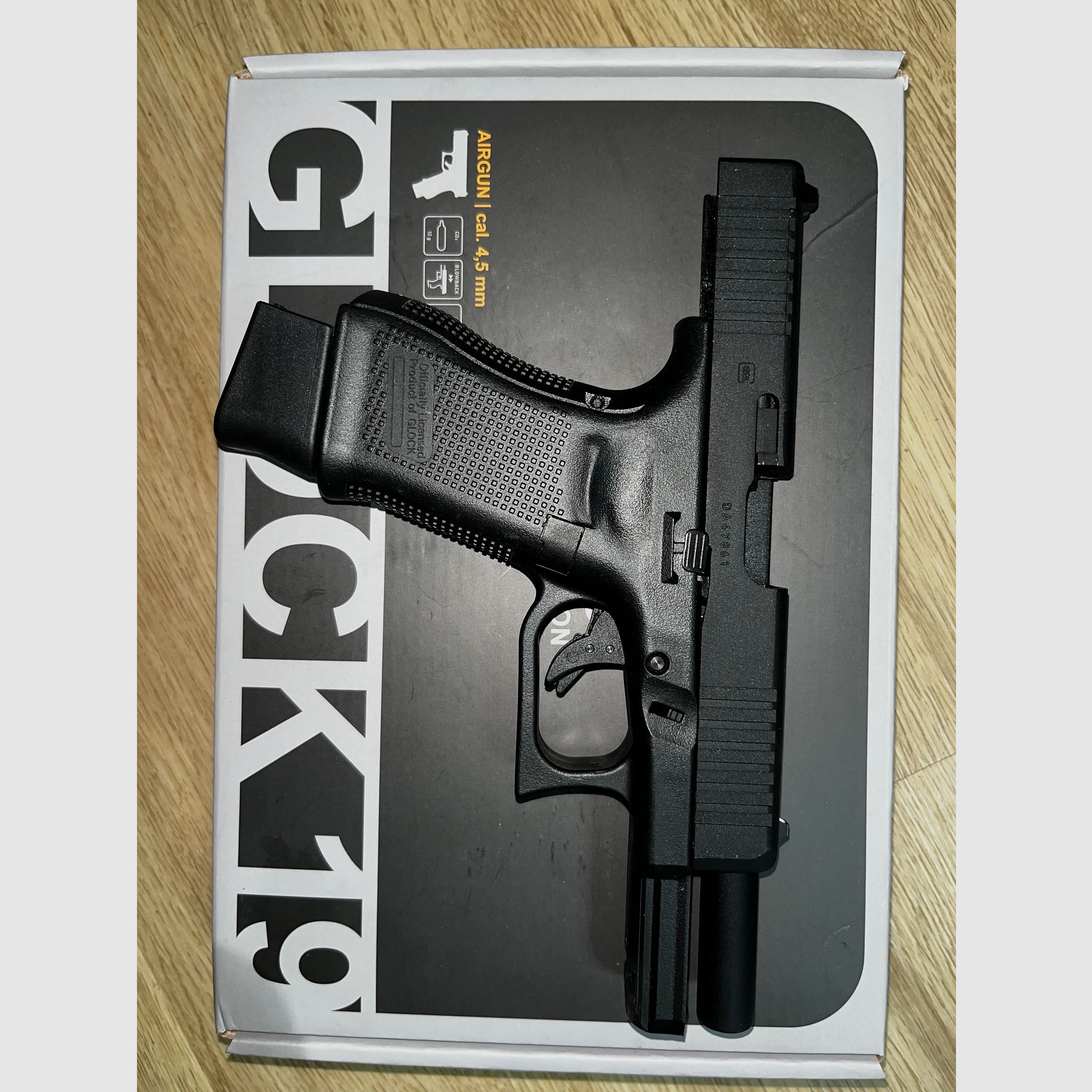 Glock 19 Gen 5 CO2 Luftpistole 4,5 BB