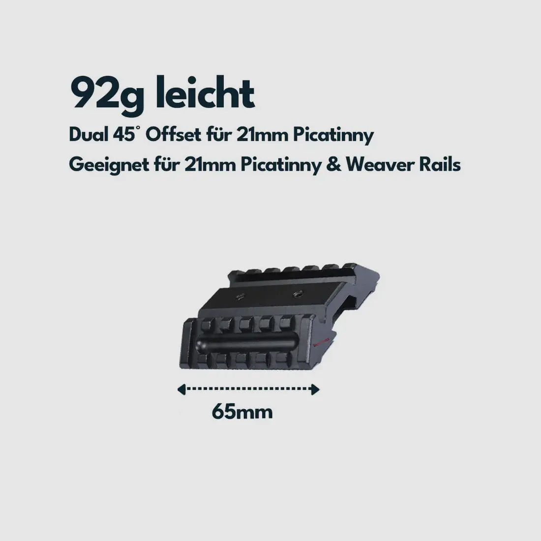Vector Optics SCRA-51 Dual 45° Offset Montaż Picatinny, zdjęcie 2 z 6