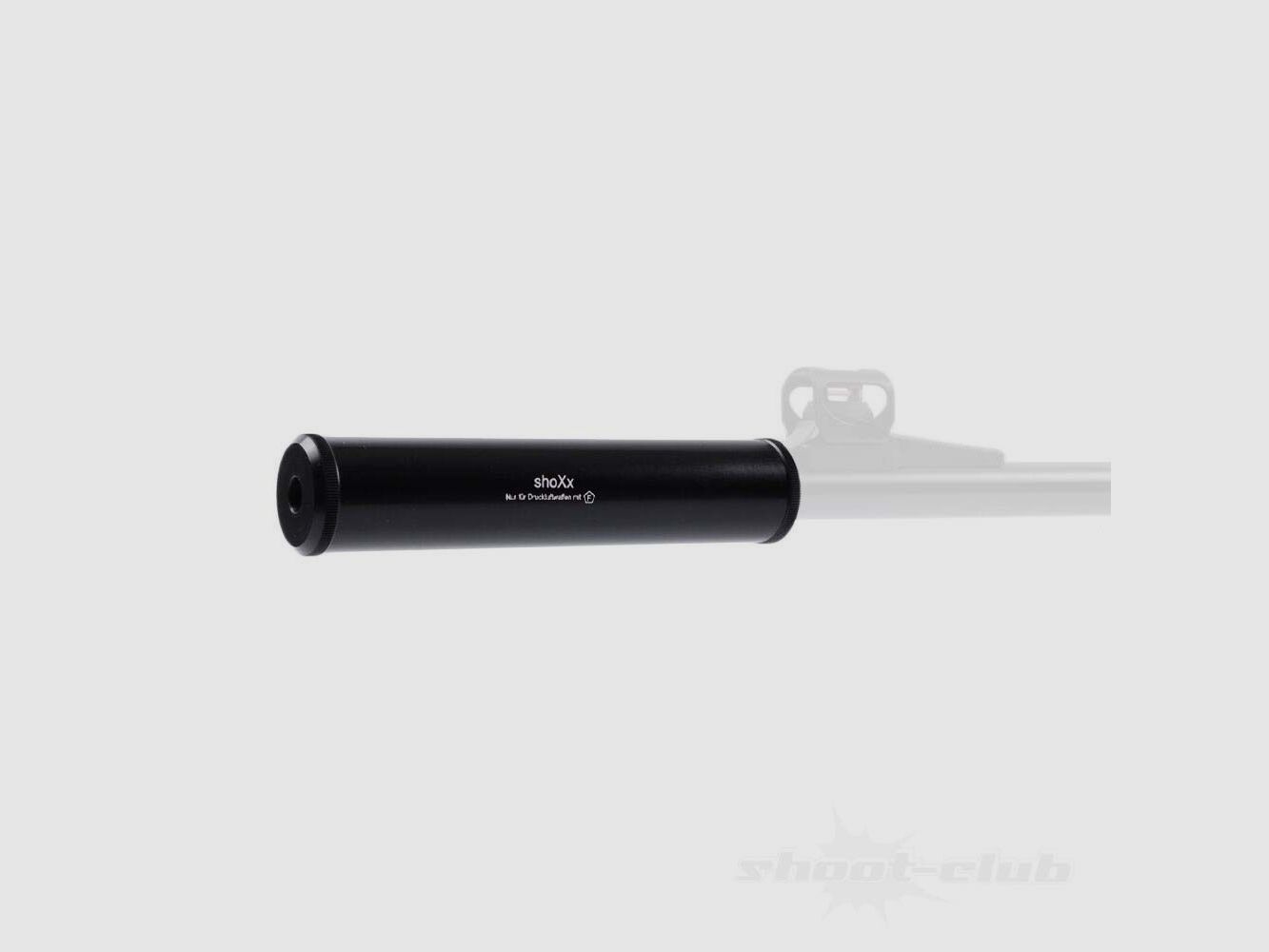 shoXx Schalldämpfer Luftgewehr/Co2 4,5mm & 5,5mm, 1/2-20 UNF