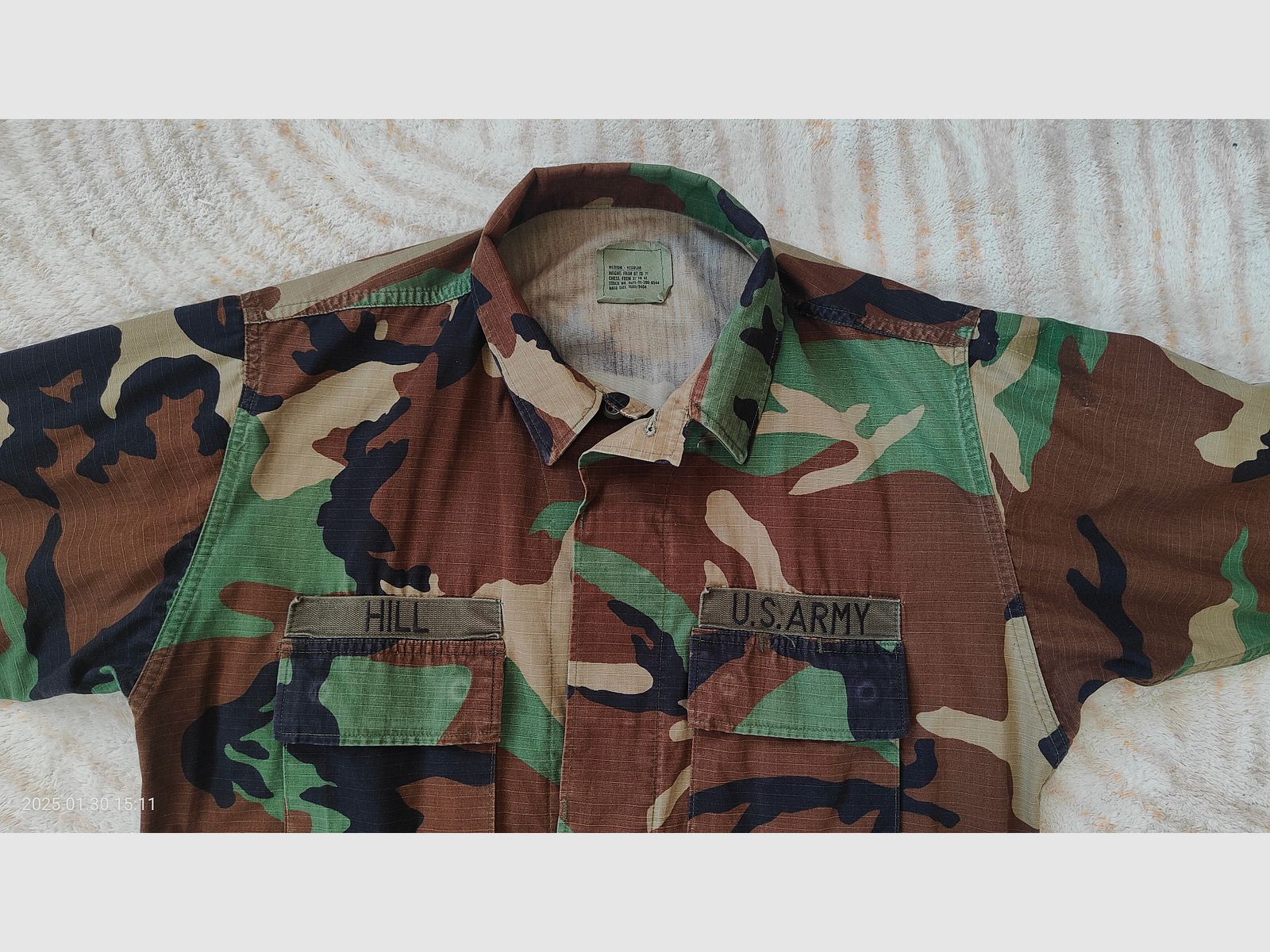 Militär Tarnjacke US Army Gr. L