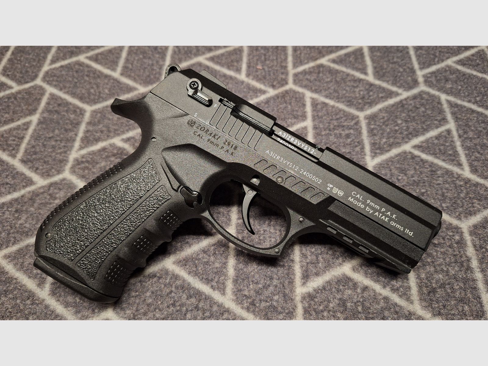 Zoraki 2918 SRS Pistole schwarz PTB1100 NEU!