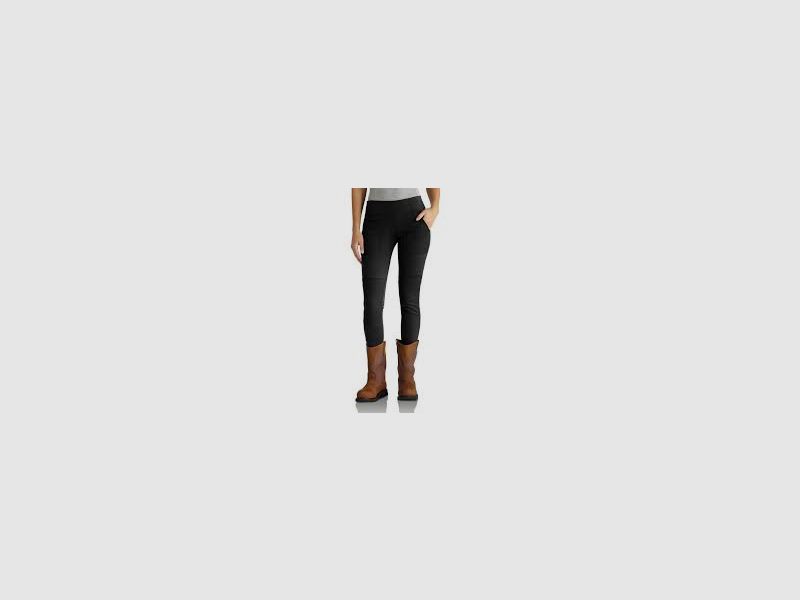 Carhartt Force eng anliegende mittelschwere Utility-Leggings – schwarz