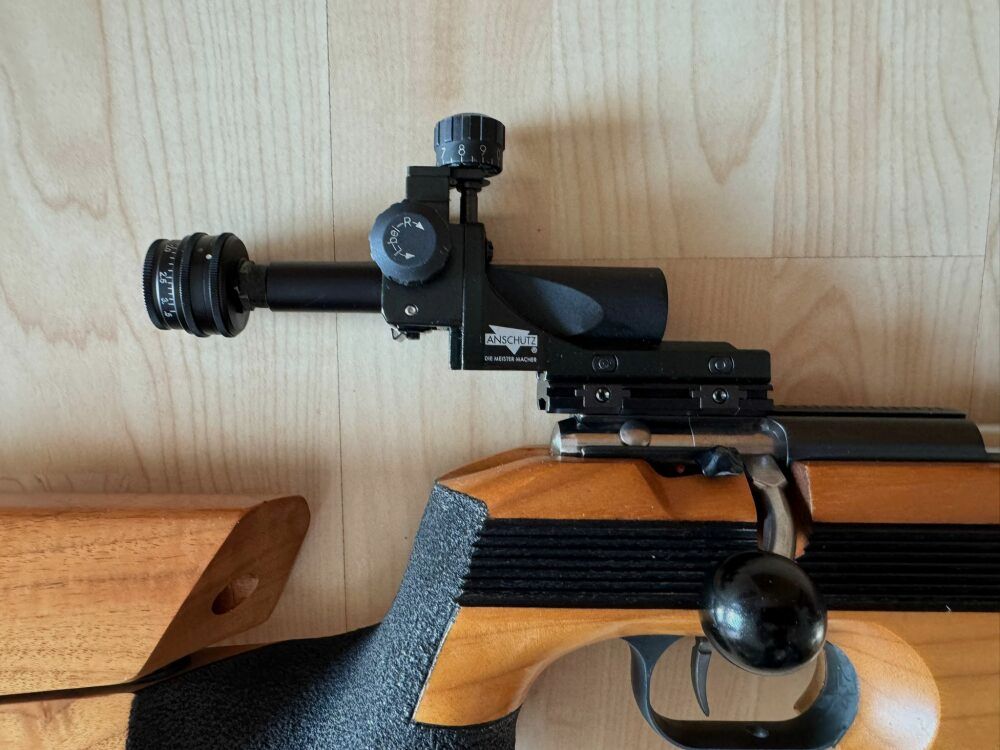 Einzellader-Büchse Match Anschütz 1903 mit Diopter .22lr .22lfb