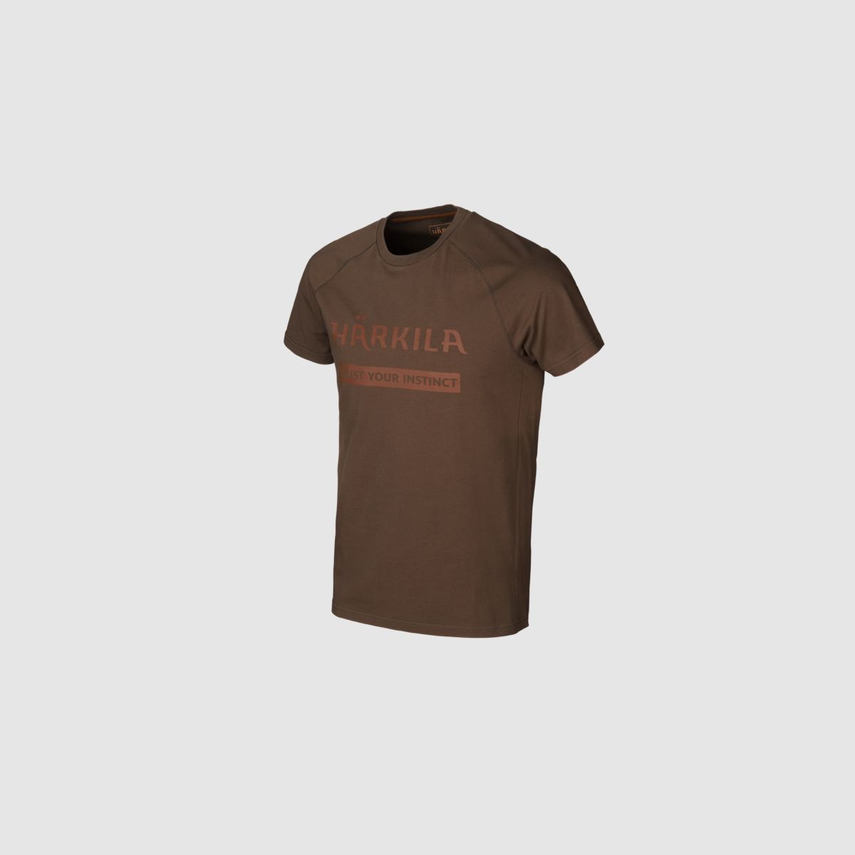 HÄRKILA T-Shirt TRUST YOUR INSTINCT Slate Brown
