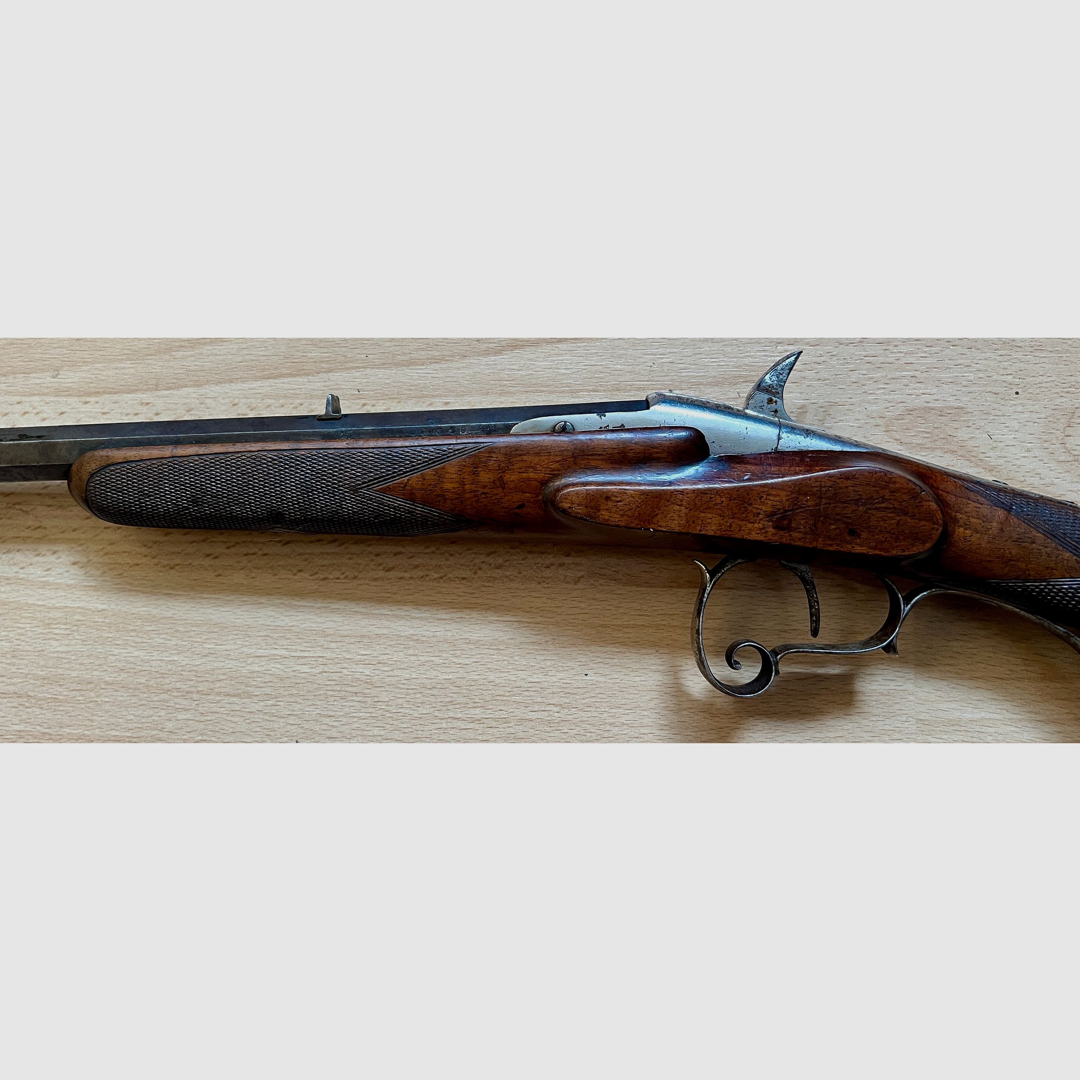 9mm Flobert Tesching Flinte Warnant - Système Luxe "Zimmerstutzen" Salon, - Arme de collection (similaire à Ferlach) Antique, lutte antiparasitaire