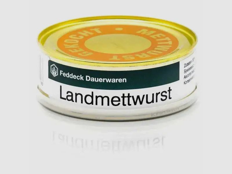 Feddeck Dauerwaren Feddeck Dauerwaren Dosenwurst Landmettwurst 200 g