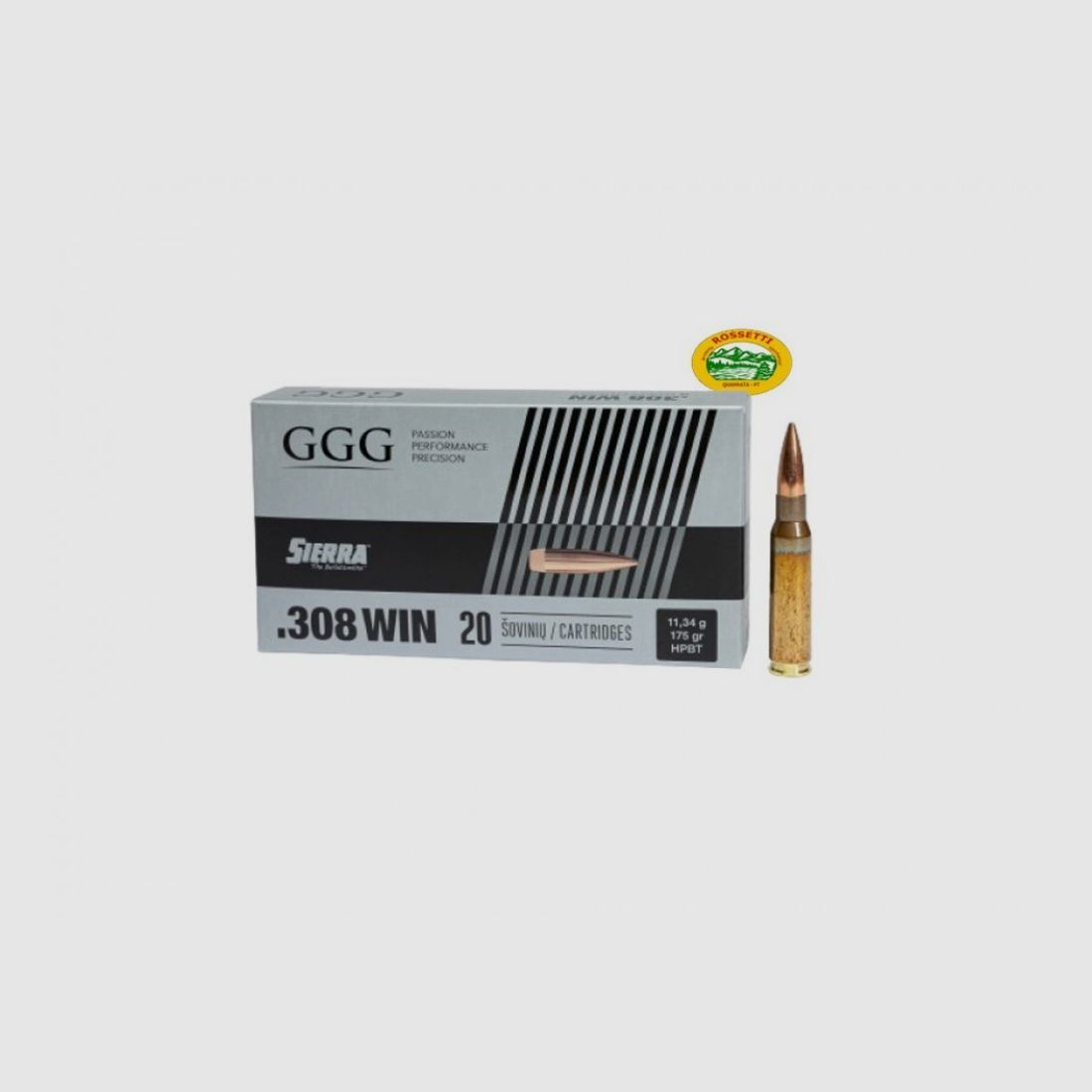 GGG Munition Kal. .308 Win - 175 gr. Sierra Matchking