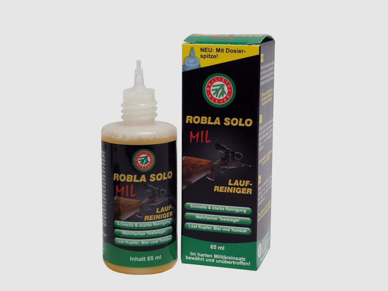 BALLISTOL Środek do czyszczenia lufy Robla Solo MIL (65ml), zdjęcie 2 z 3