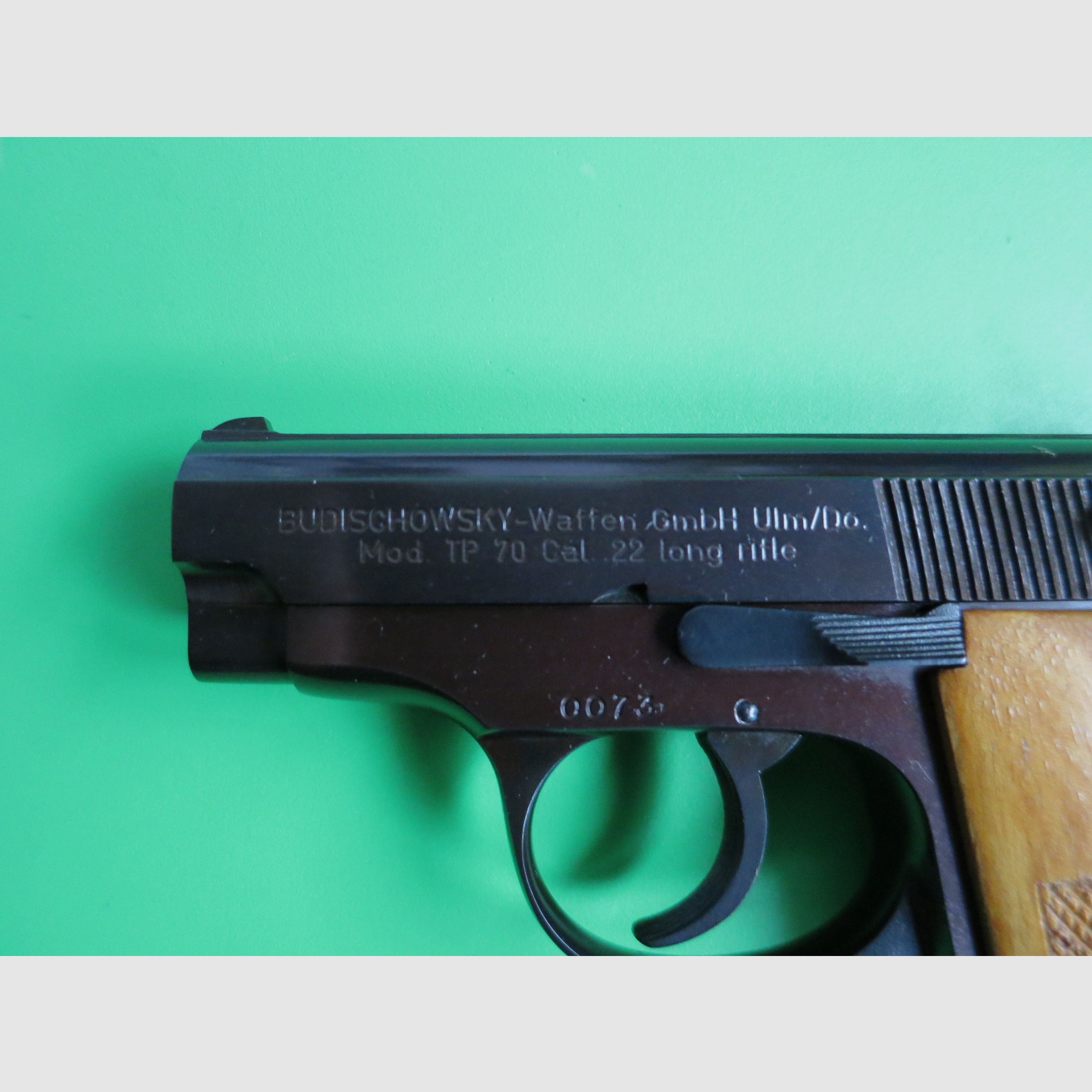 Korriphila (Budischowsky) TP70, Kal. .22lfb, extrem selte Taschenpistole, sehr gut wie neu     #79