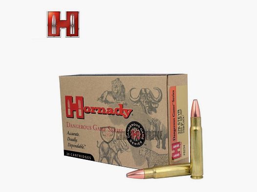 20 cartucce HORNADY Dgs 376 Steyr 225 Gr Interlock Sp-Rp
