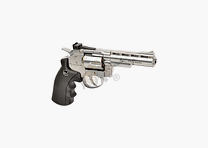 Dan Wesson Silver 4 Inch Revolver Full Metal Co2 -F-
