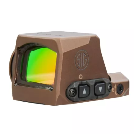 Red dot sight Sig Sauer Romeo-X (RMSc) COMPACT FDE (2MOA Red Dot / 32MOA Circle), image 1 of 7