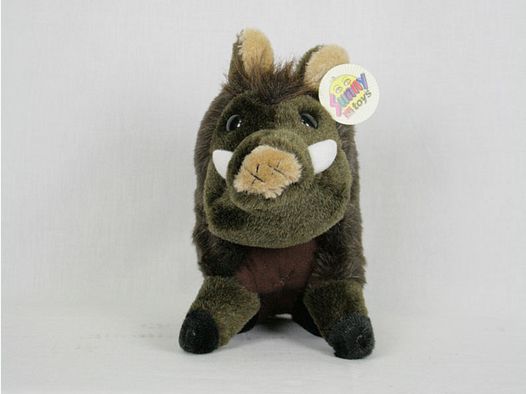 Sanglier en peluche 28 cm