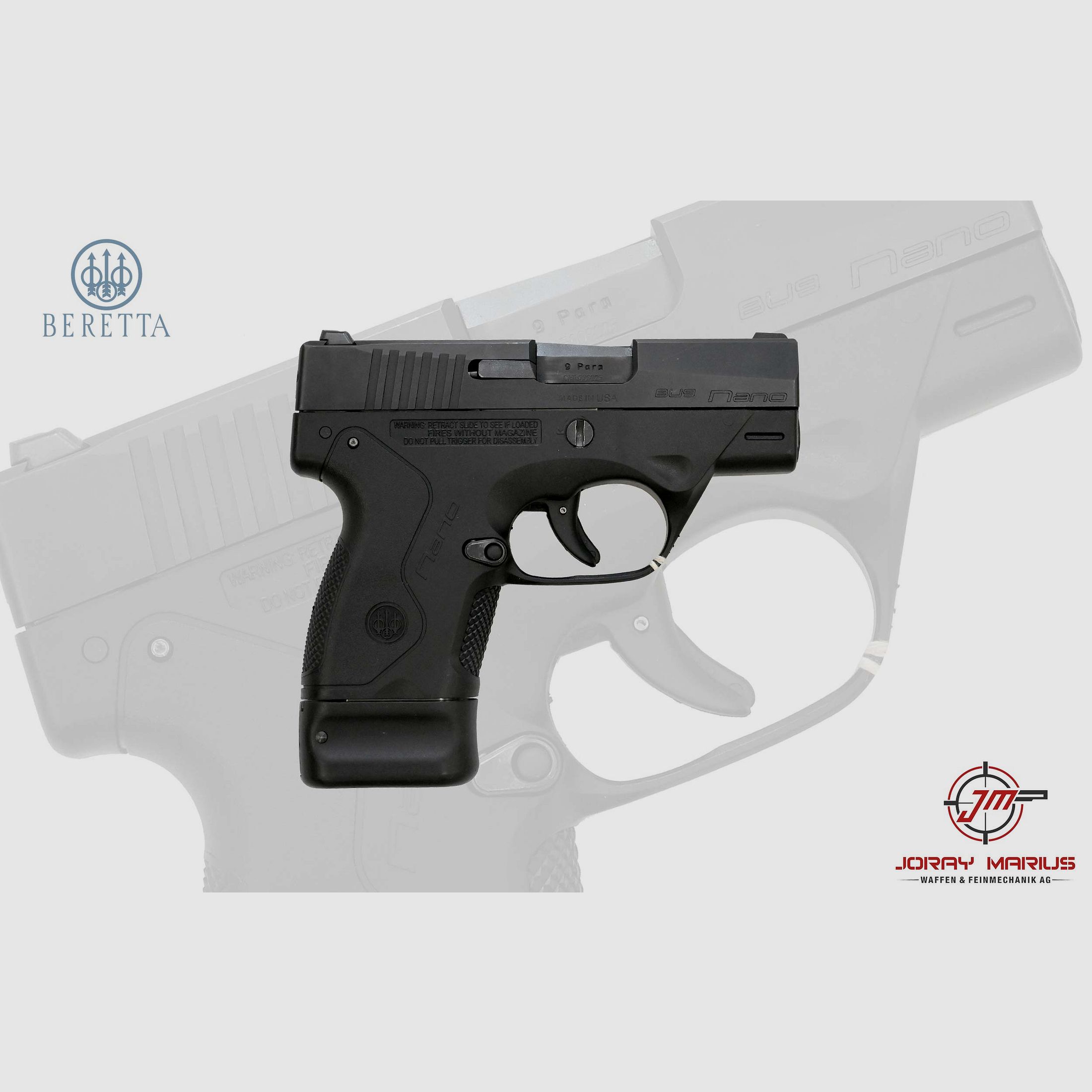 Beretta Nano BU9 9mm Para