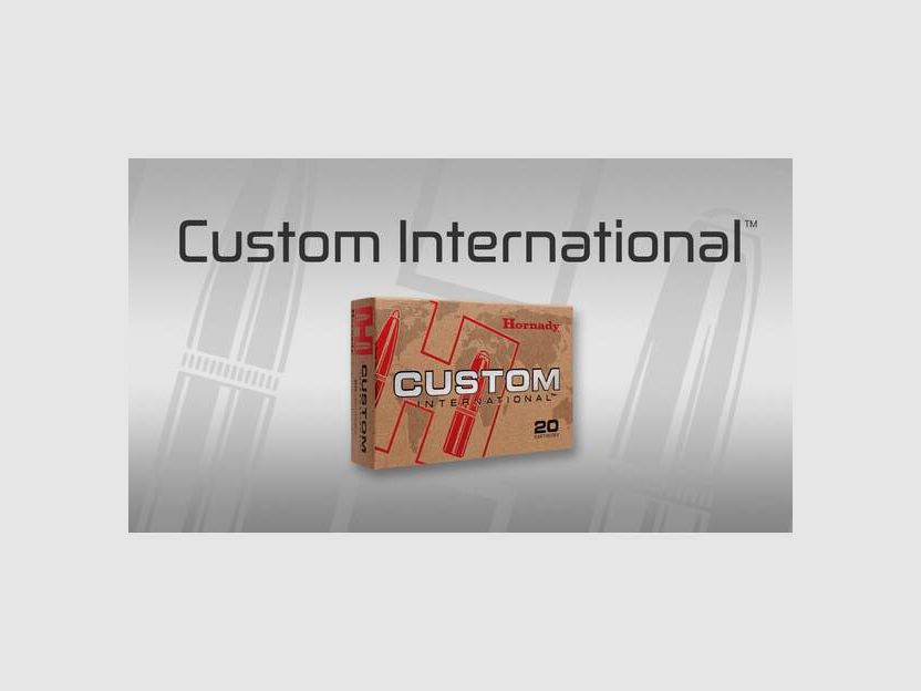 Hornady Custom International 6,5mm Creedmoor 140GR InterLock SP 20 Patronen