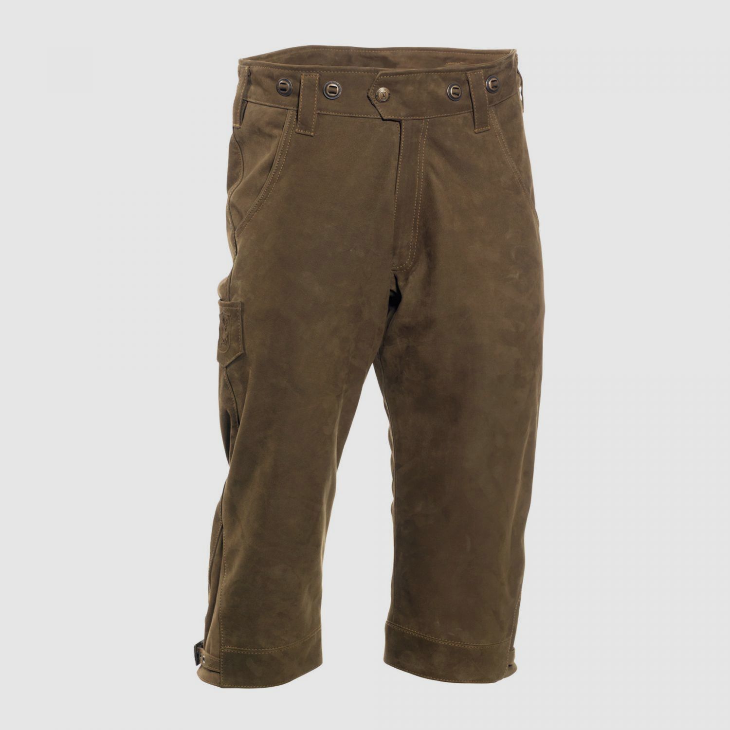 Strassbourg Leder-Jagdhose, braun, Bild 1 von 2