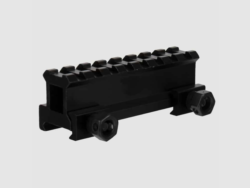20mm Weaverschiene / Weaverrail Visier Erhöhung (8cm)
