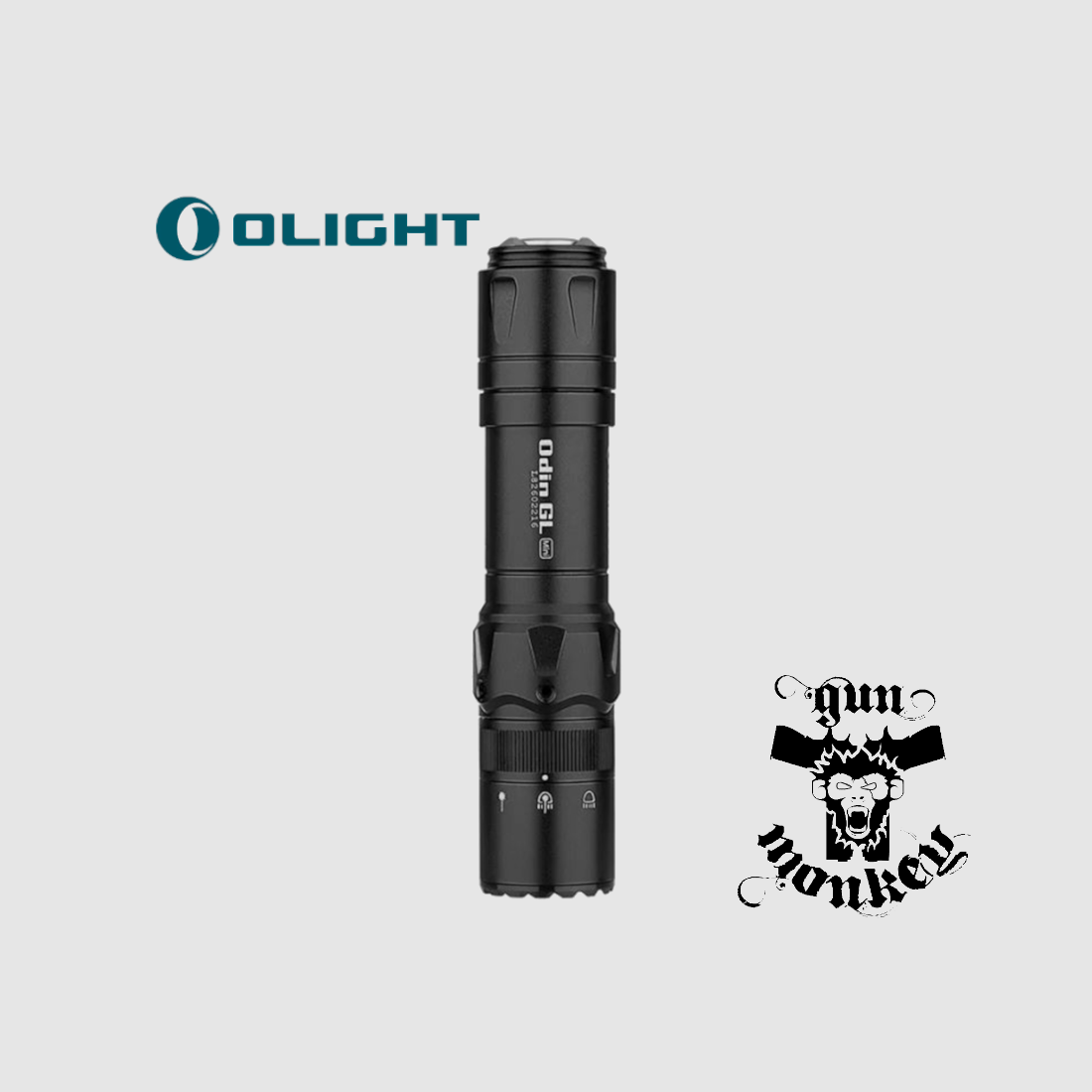 Torcia per arma con puntatore laser Olight Odin GL Mini con attacco – 1000 lumen, immagine 5 di 6