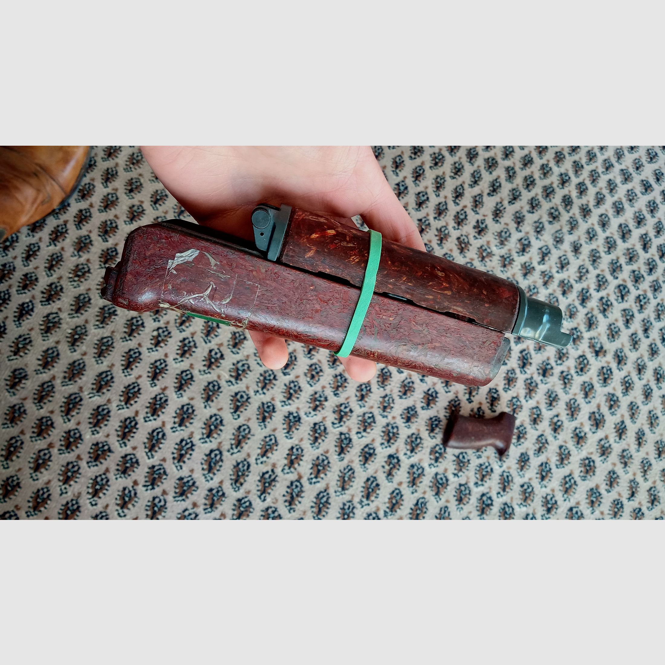 Original VZ.58 "Beaver Barf" Bakelit Handschutz und Griff / auch geeignet für CSA Sporter / Set #2