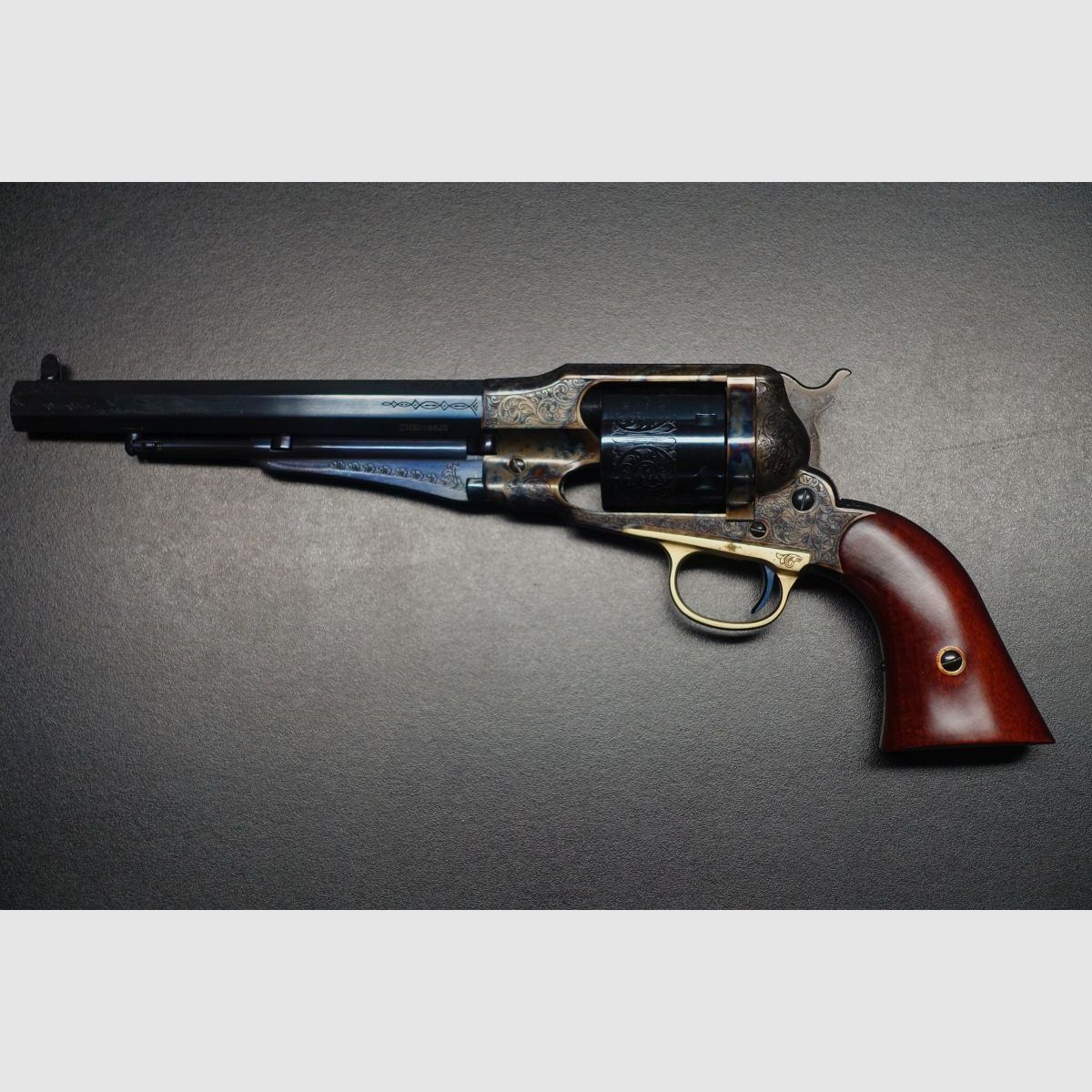 Uberti 1858 Improved Army engraved, image 4 of 5