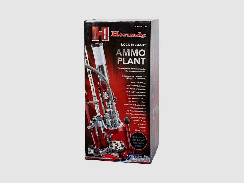Hornady Lock-N-Load Ammo Plant (AP Presse, automatische Geschoss- und Hülsenzuführer) 220V