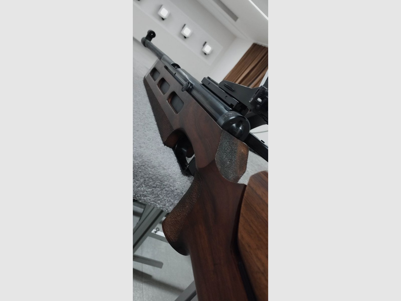 DIANA 75 Match Luftgewehr Cal.4,5mm + verstellbares Ringkorn 