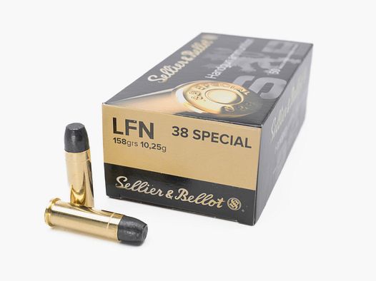 SELLIER & BELLOT .38 Spec. LFN 158grs