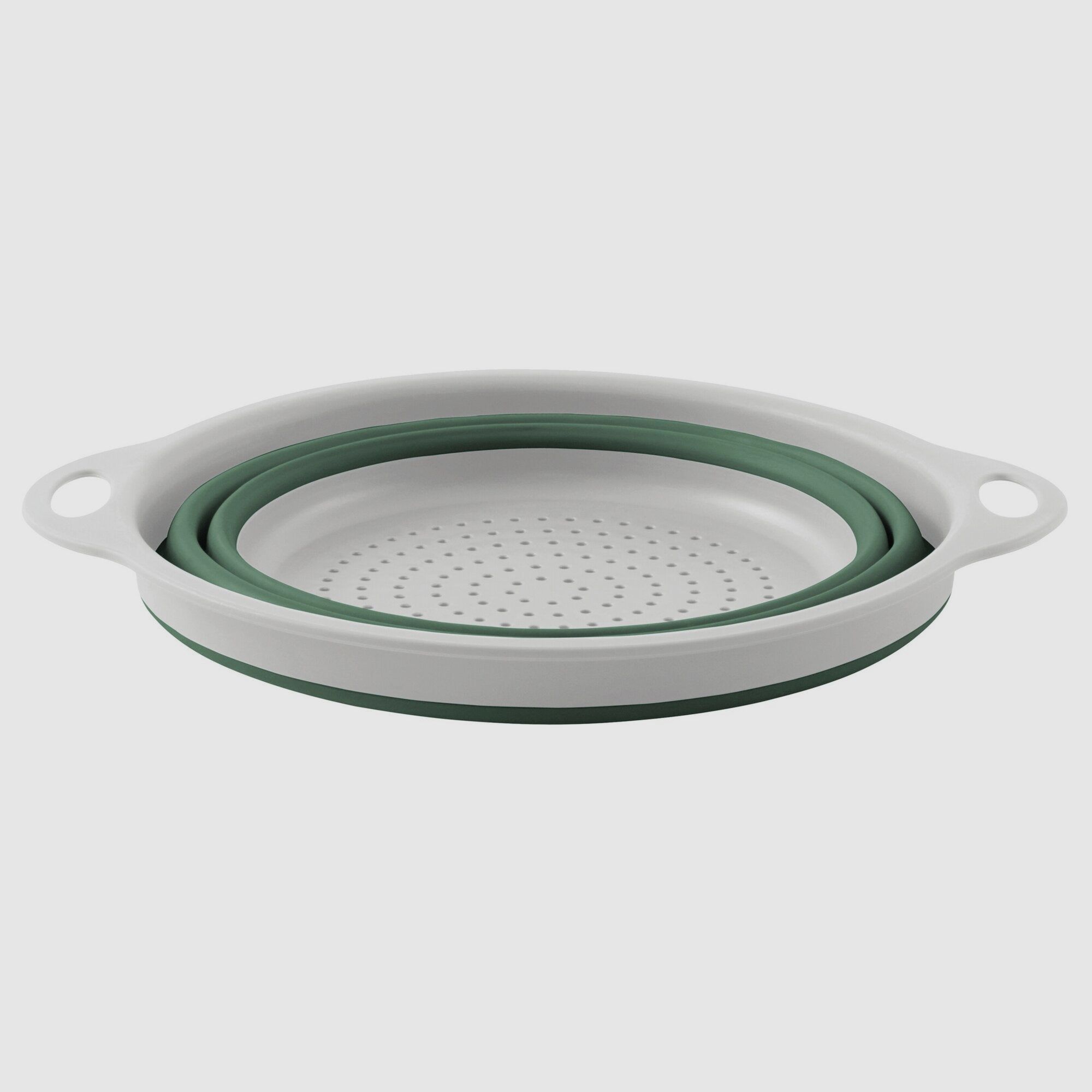 Set di Ciotola e Colino Pieghevole, Verde Scuro, immagine 3 di 15