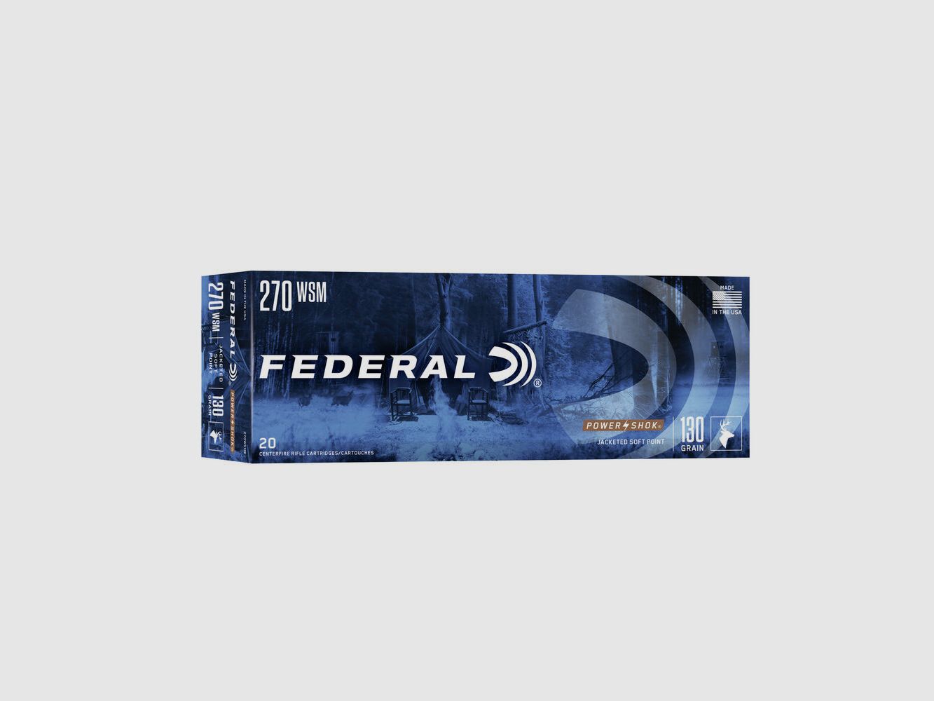 .270WSM FEDERAL POWER SHOK 130gr
