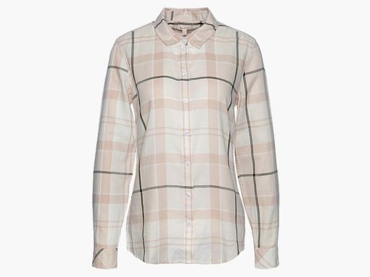 BARBOUR Bluseee Bredon Winter White/Loden Tartan