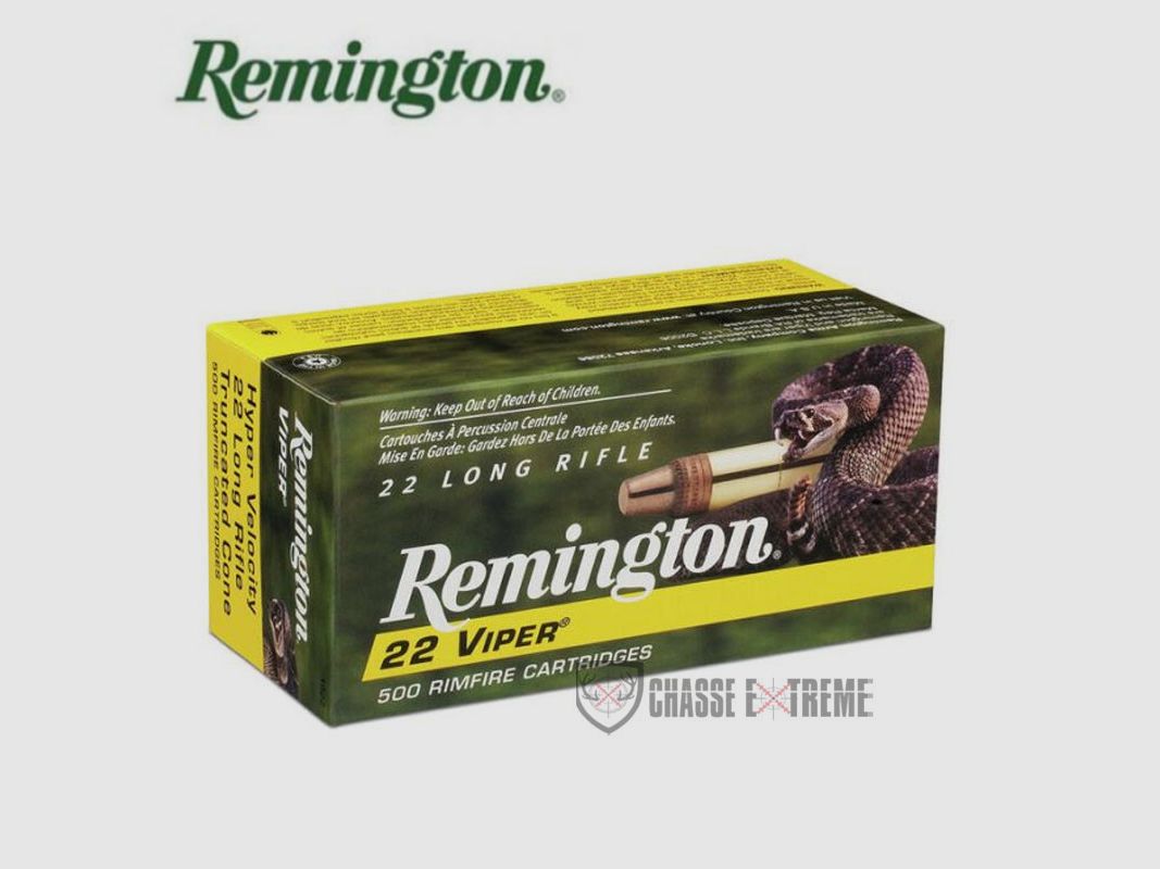 50 Patronen REMINGTON Viper Hyper Velocity 36Gr Kal. 22Lr