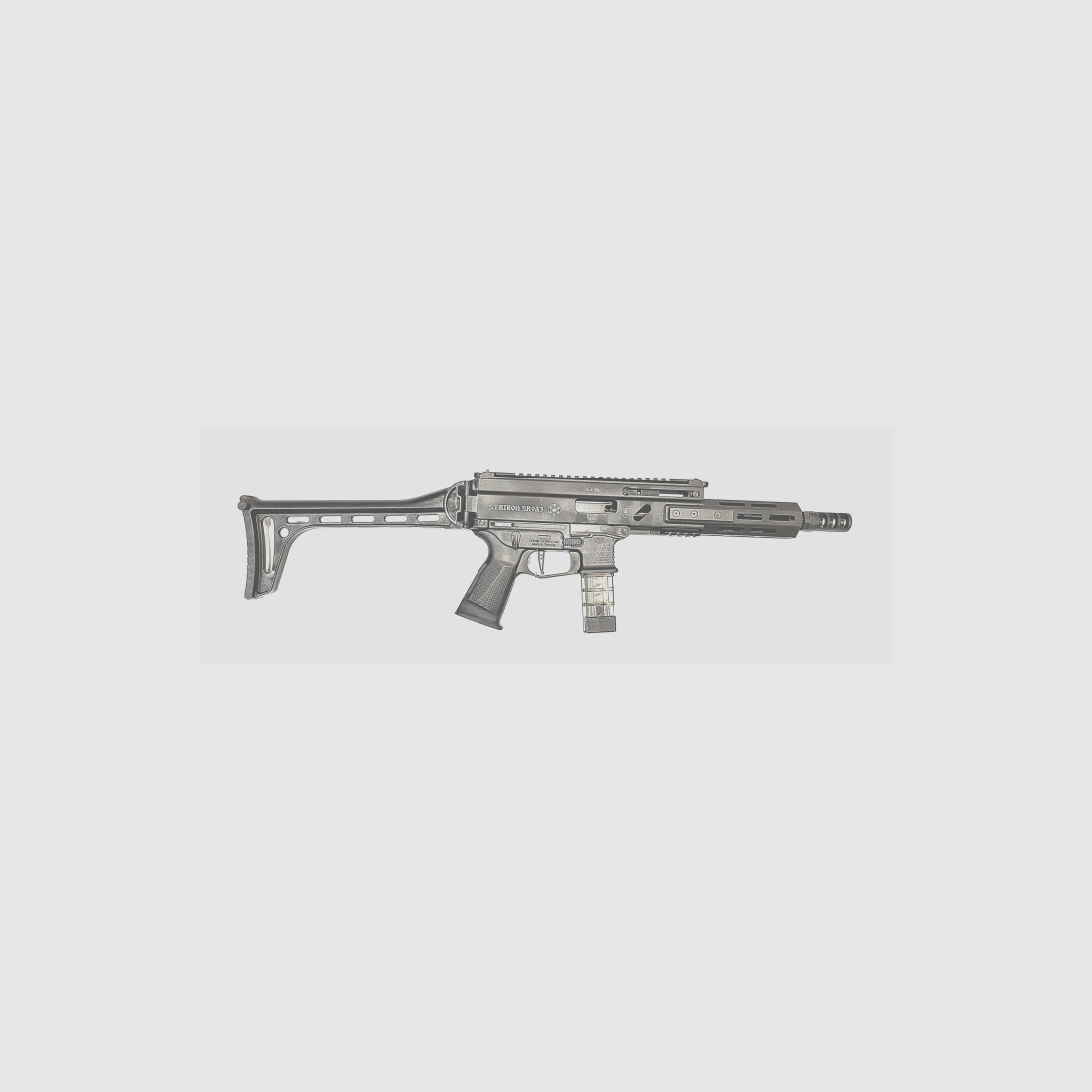STRIBOG SR9A3 carbine 10" 9x19 Gen2, image 2 of 3