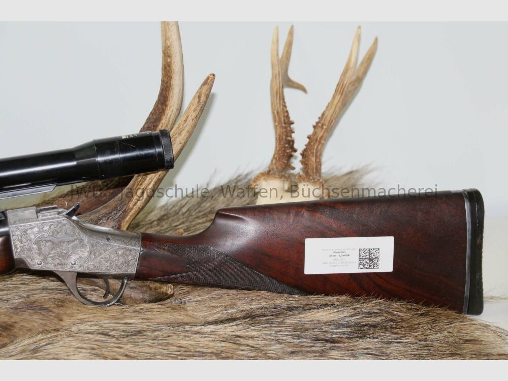 Carabina Stoermer con cañón octogonal 6,5x68R