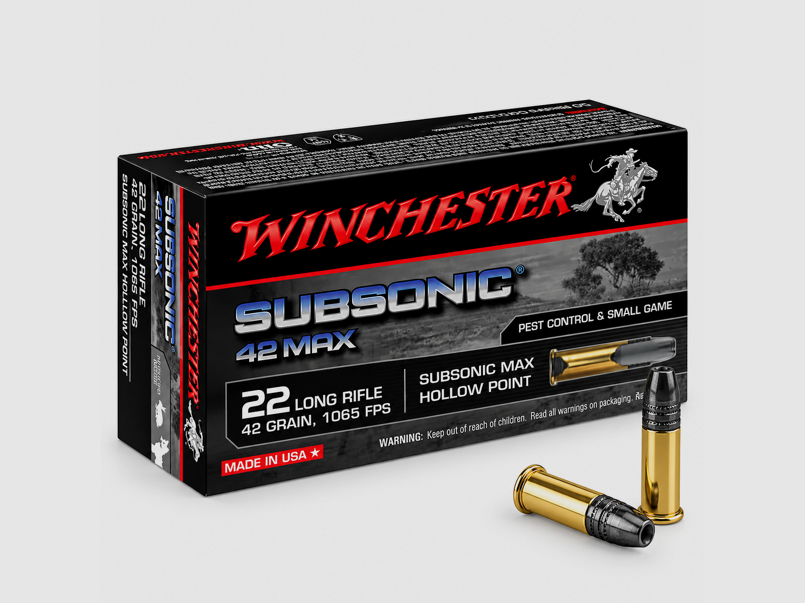 WINCHESTER SUBSONIC 42 CALIBRO 22 LR
