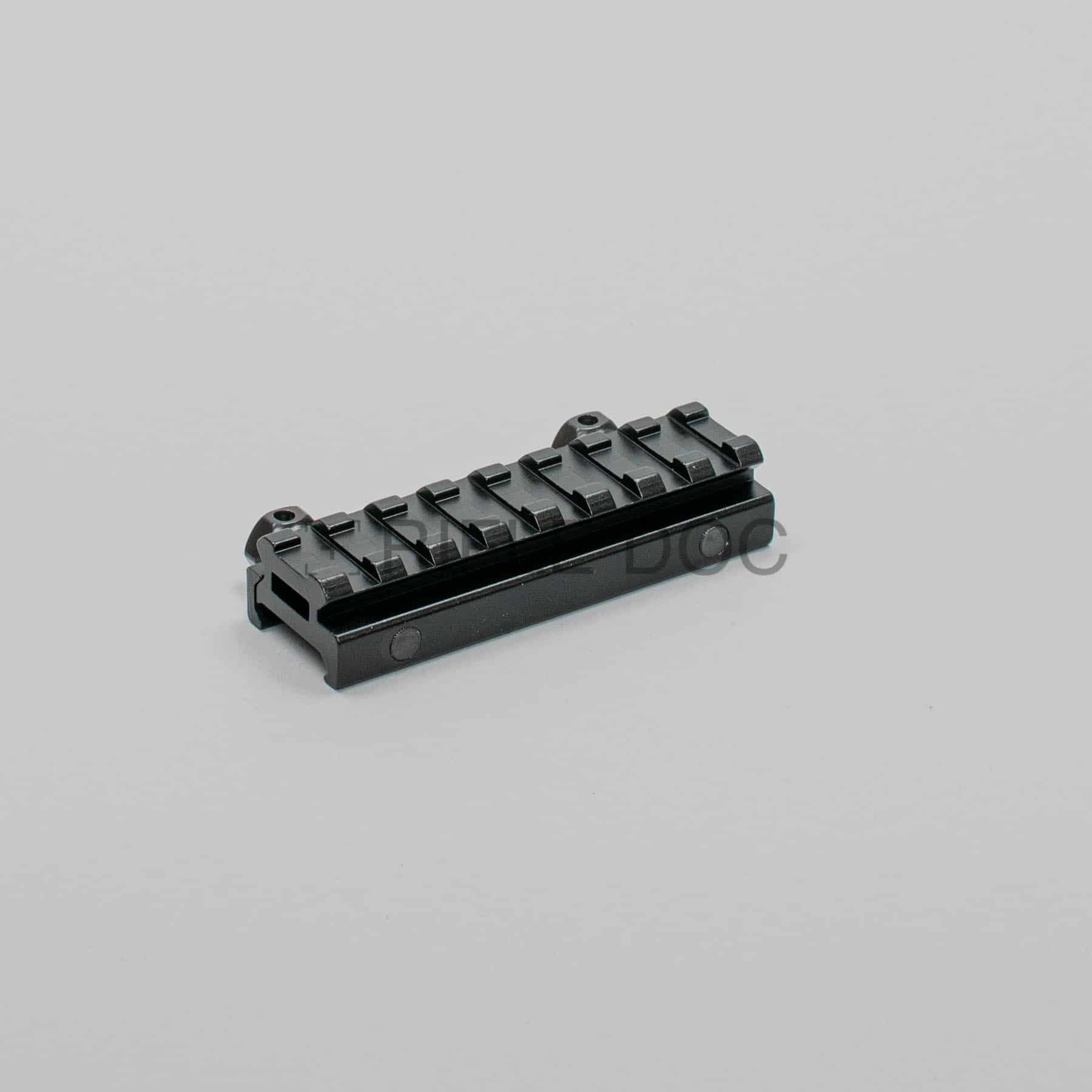 21 mm Weaverschiene  / Picatinny Erhöhung Sichtkanal Low Profil