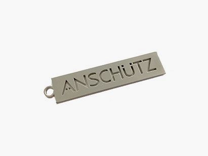 016157, ANSCHÜTZ Schlüsselanhänger, Anhänger aus Metall mit Logo