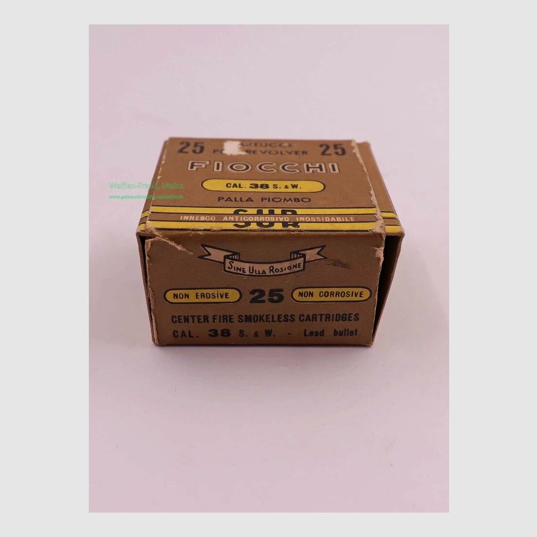 Fiocchi - Pardini - Italie cartouches de revolver .38S&W