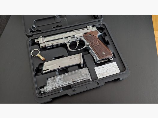 Beretta GPM92 GP2 Metal Version GBB Limited Edition Silver